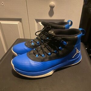 Jordan Athletic Shoes in Black and Blue